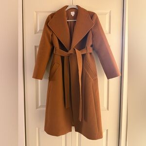J. Crew Petite Belted Wool Blend Coat